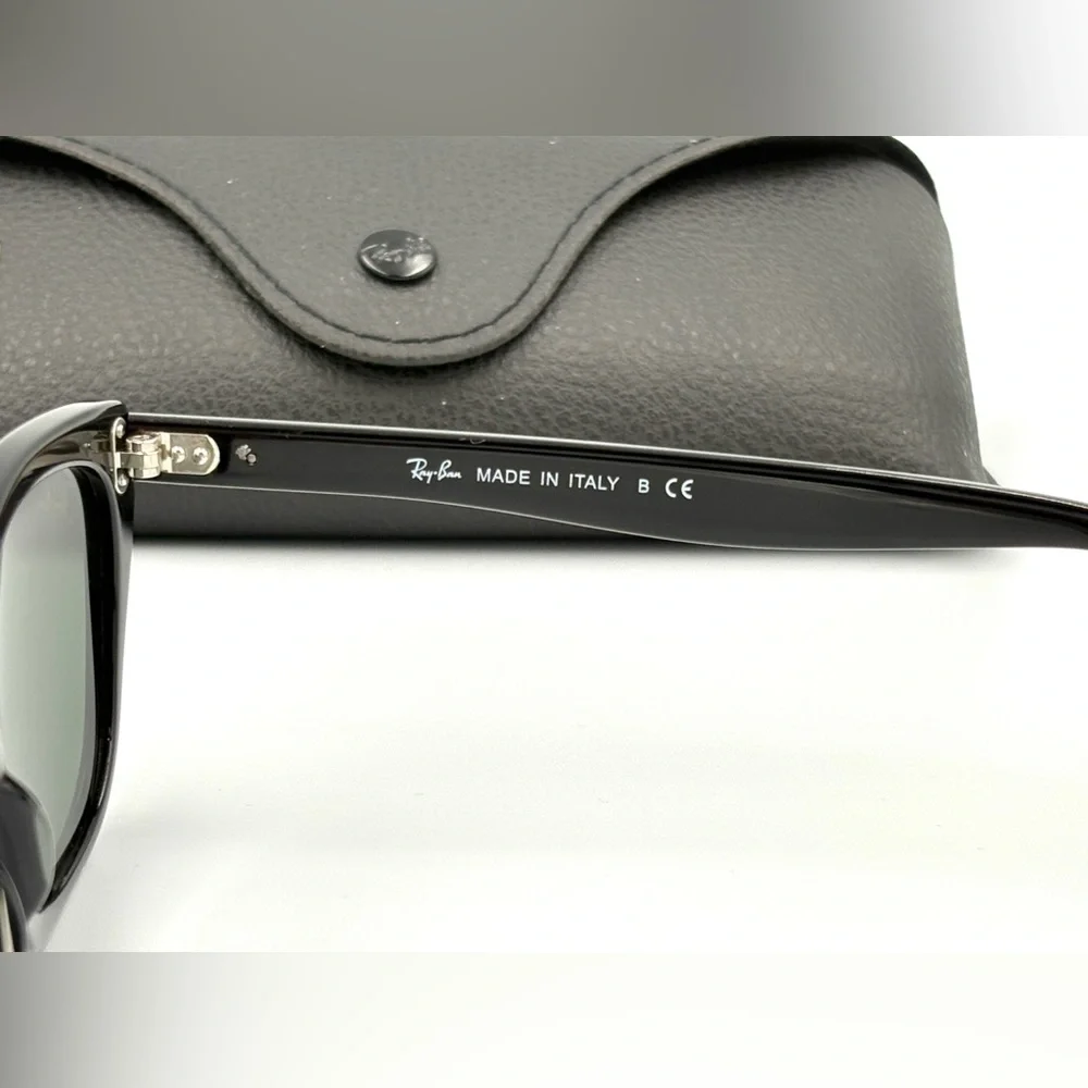 Women’s Ray-Ban Lady Burbanks RB2299 Black Frame “Hailey Bieber” Cat Eye Frame - Picture 5 of 10